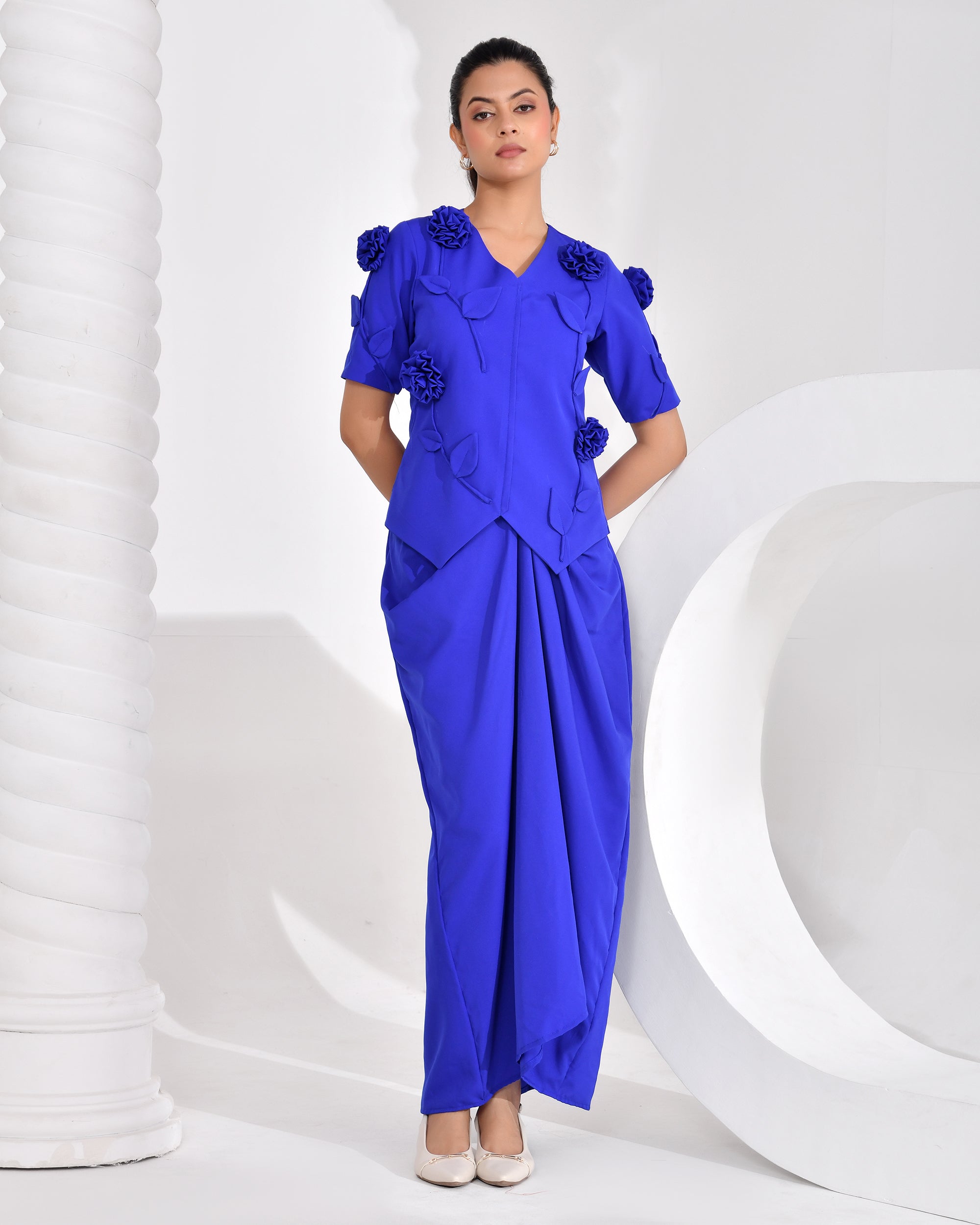 Royal Azure Drape Set