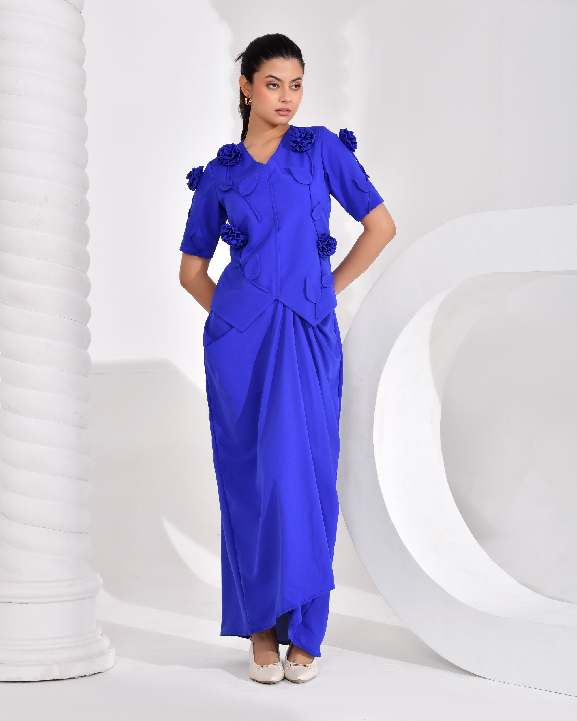 Royal Azure Drape Set