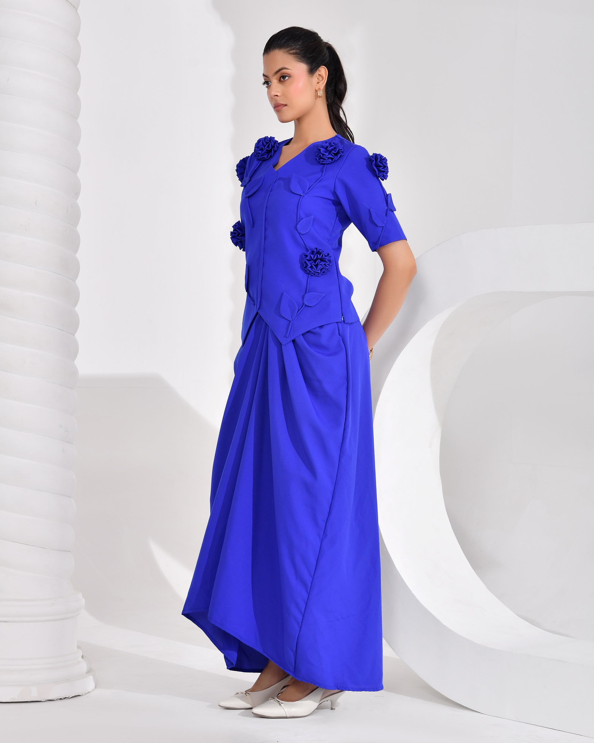 Royal Azure Drape Set