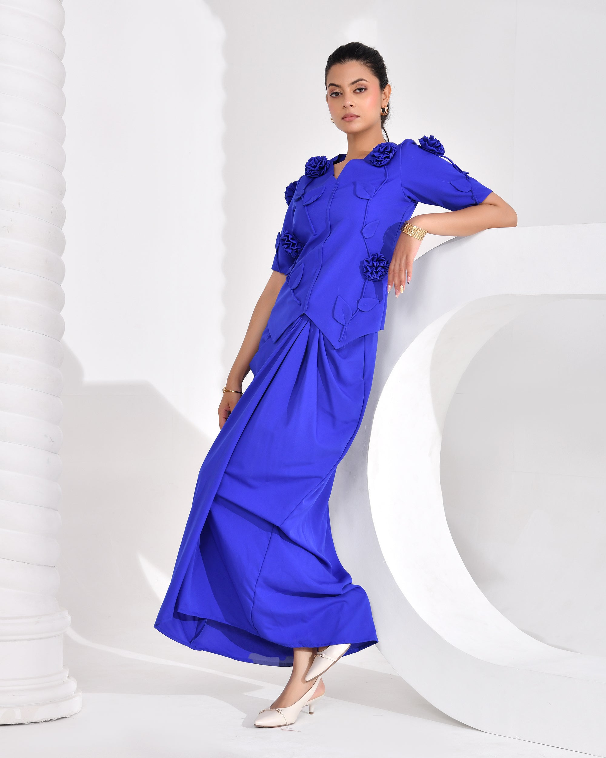 Royal Azure Drape Set