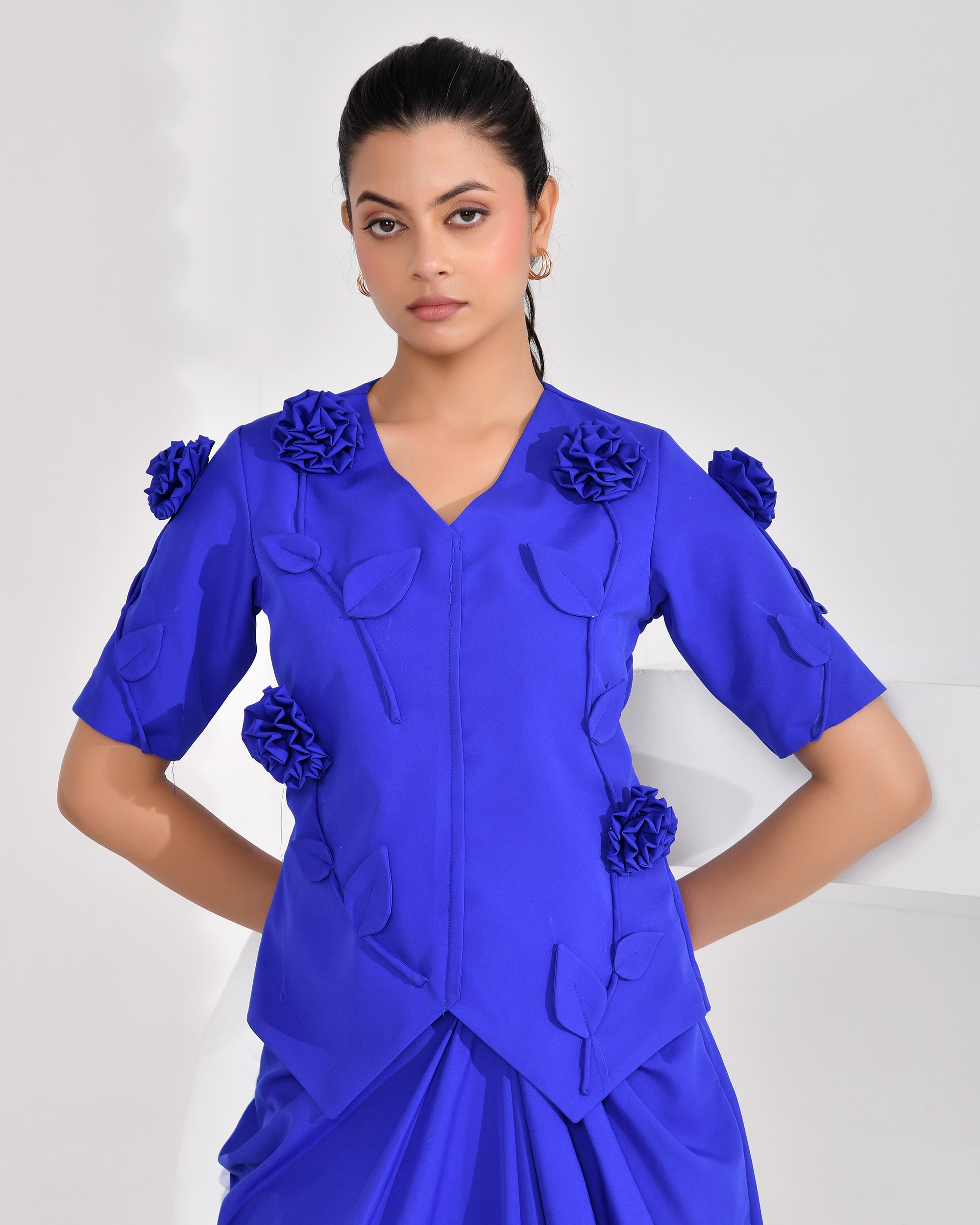 Royal Azure Drape Set