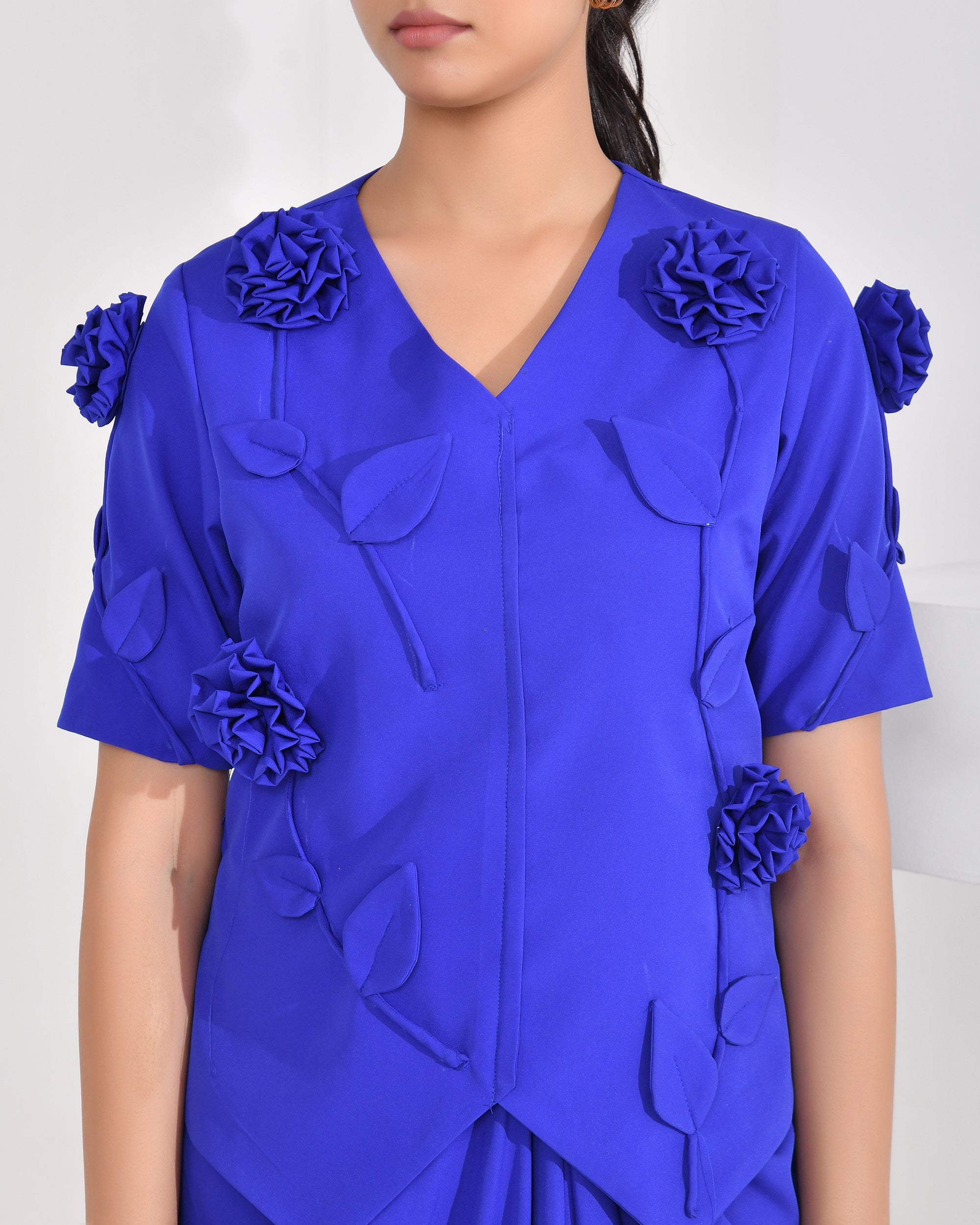 Royal Azure Drape Set