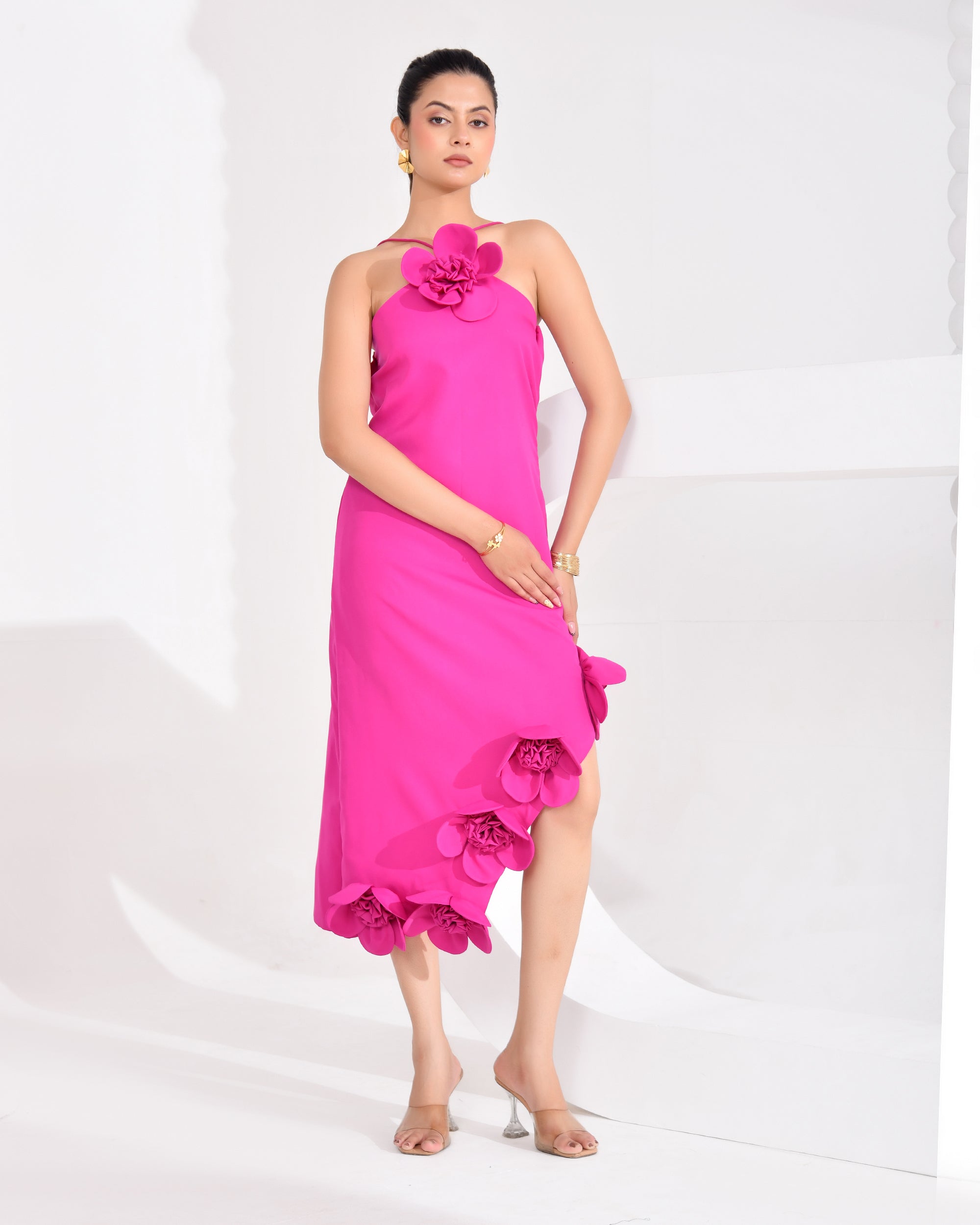 Fushsia Cascade Midi