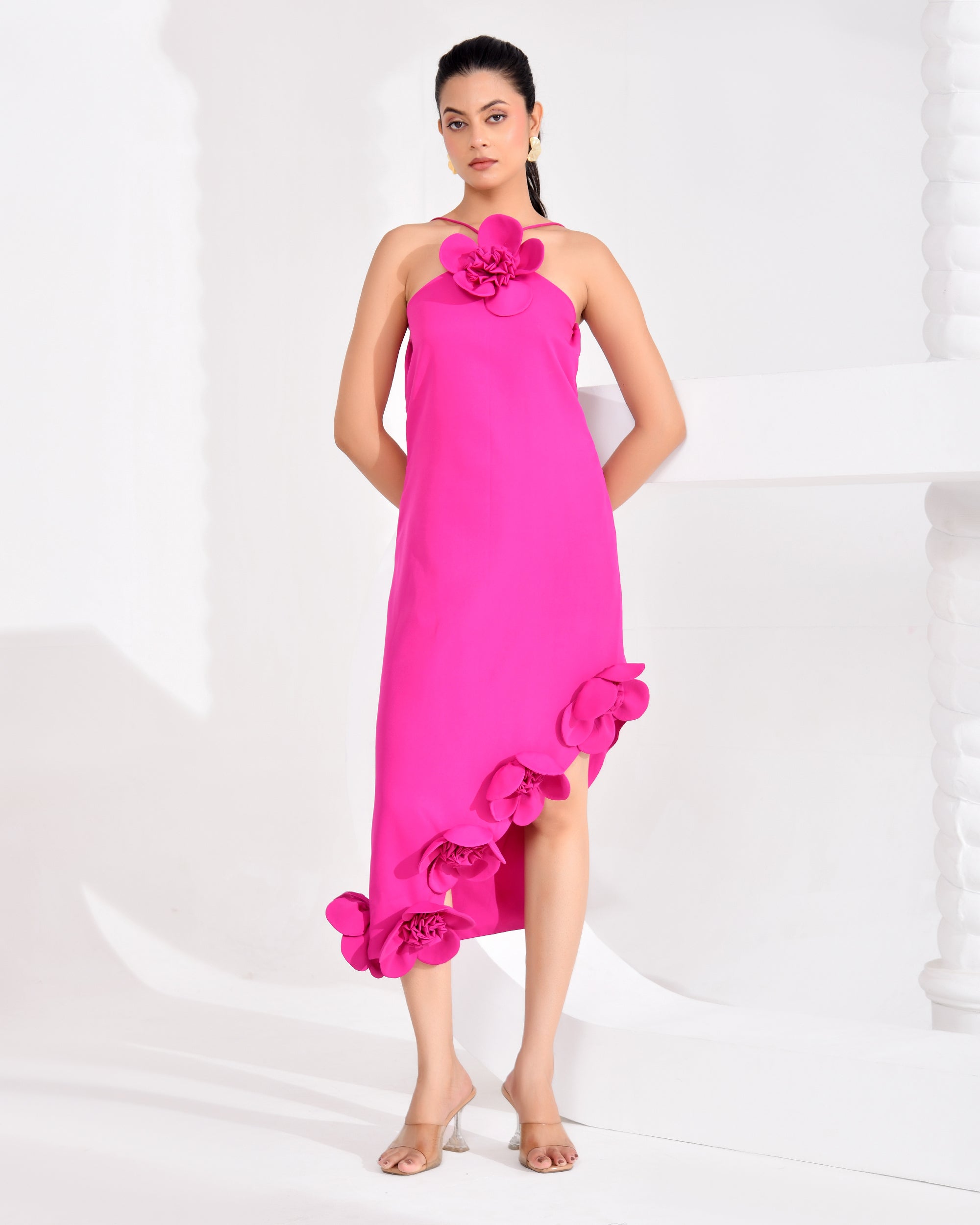 Fushsia Cascade Midi