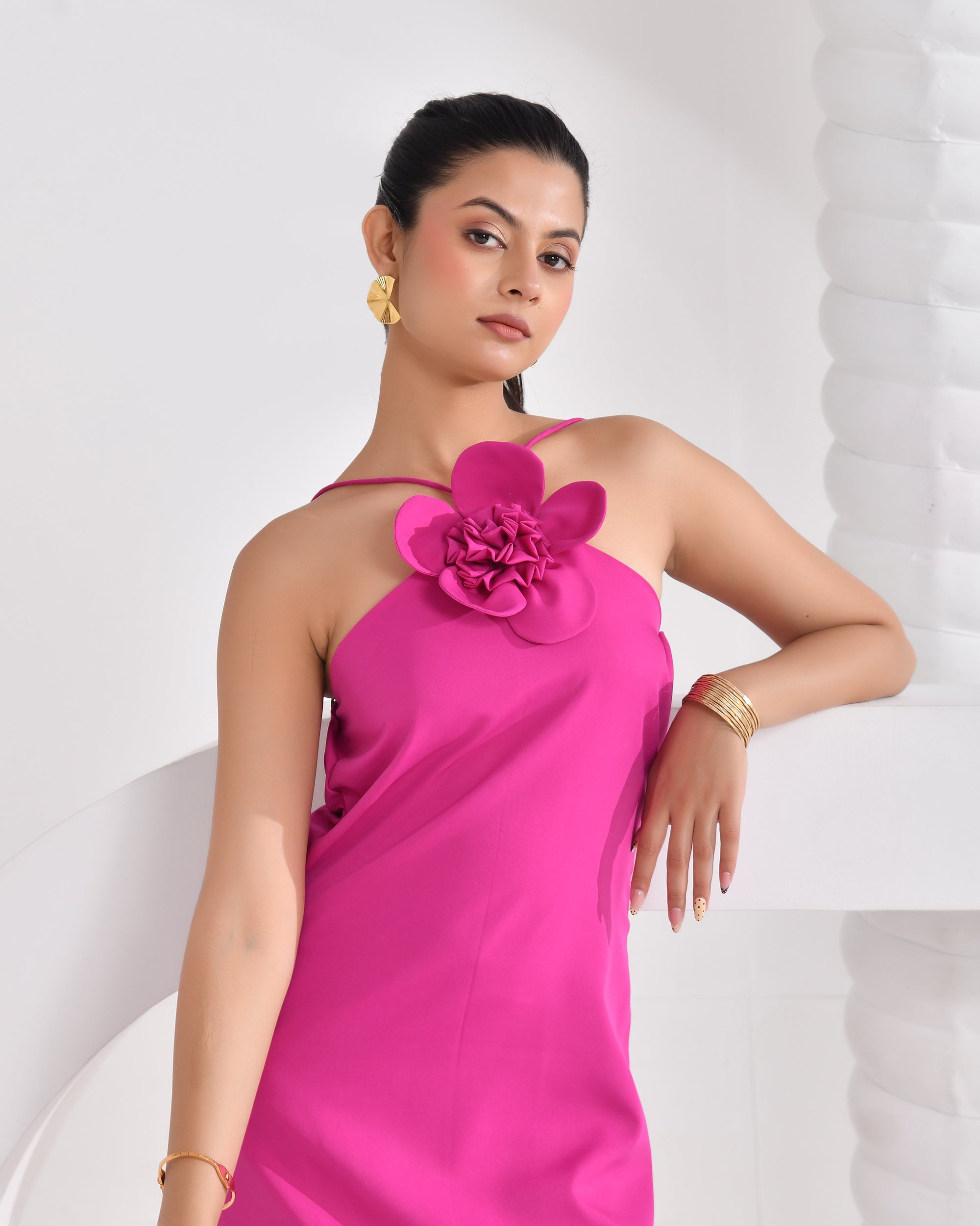 Fushsia Cascade Midi